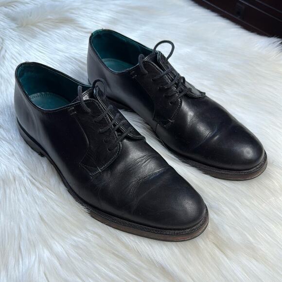 Ted Baker Black Silice Plain Toe Oxfords - Picture 1 of 8